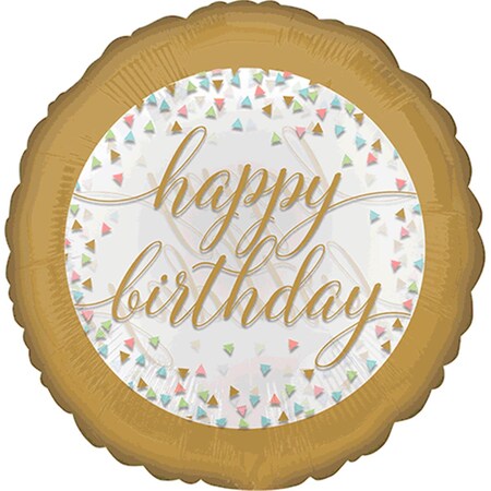 Anagram 17 in. Pastel Confetti Balloon 91134